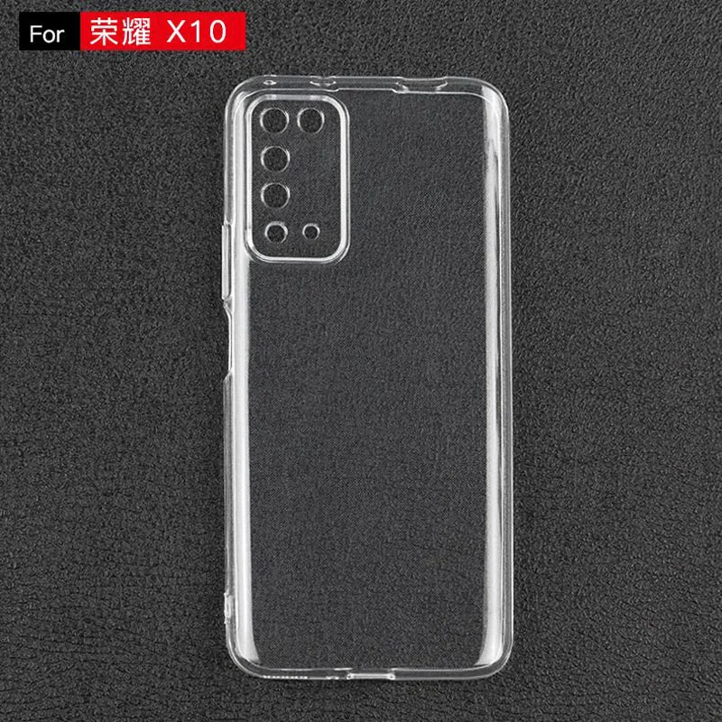 for huawei honor X10 max transparent case soft silicone women boy clear matte coloful anti broken Чехол for honor X10 case cover