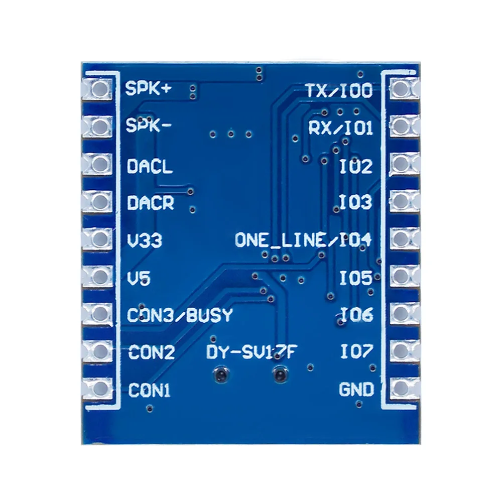 MP3 Player Module Voice Module 4MB Voice Playback IO Trigger Serial Port Control USB Download FLash DY-SV17F image 3