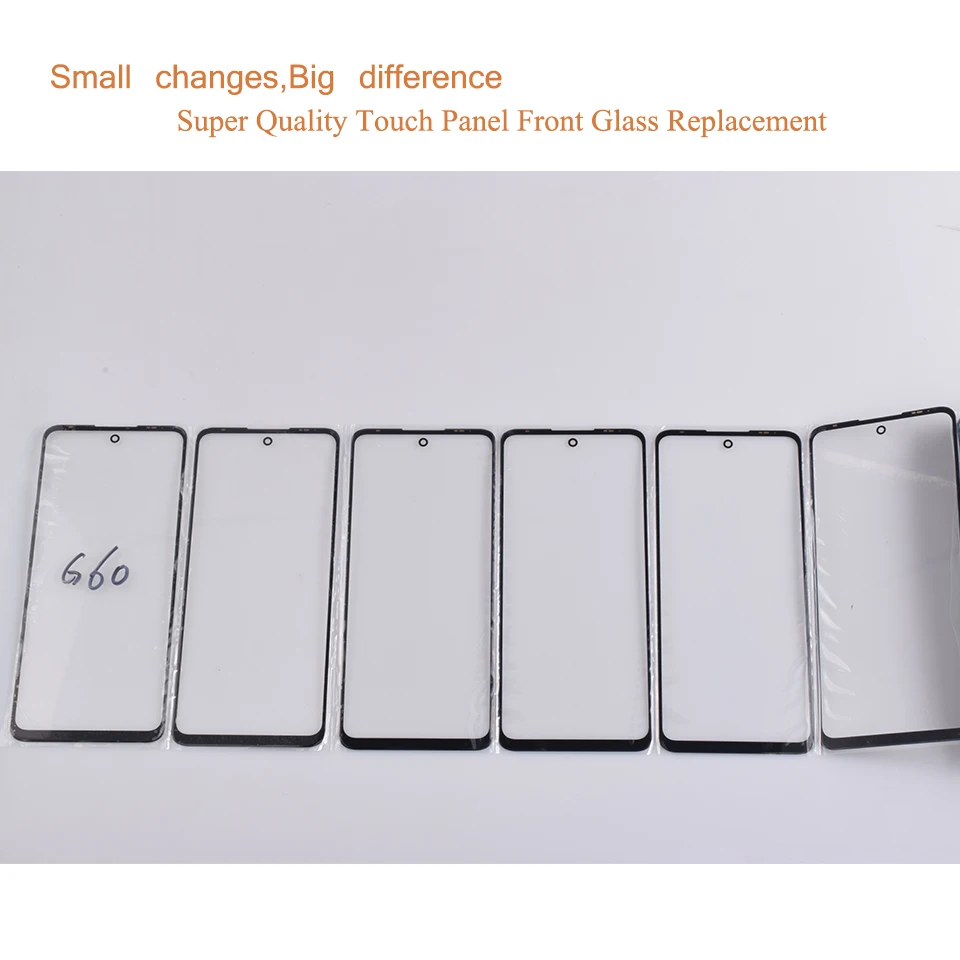 10Pcs/Lot For Motorola Moto G60 G60S Touch Screen Front Outer Glass Panel Lens For Moto G60 PANB0001IN LCD Glass With OCA Glue
