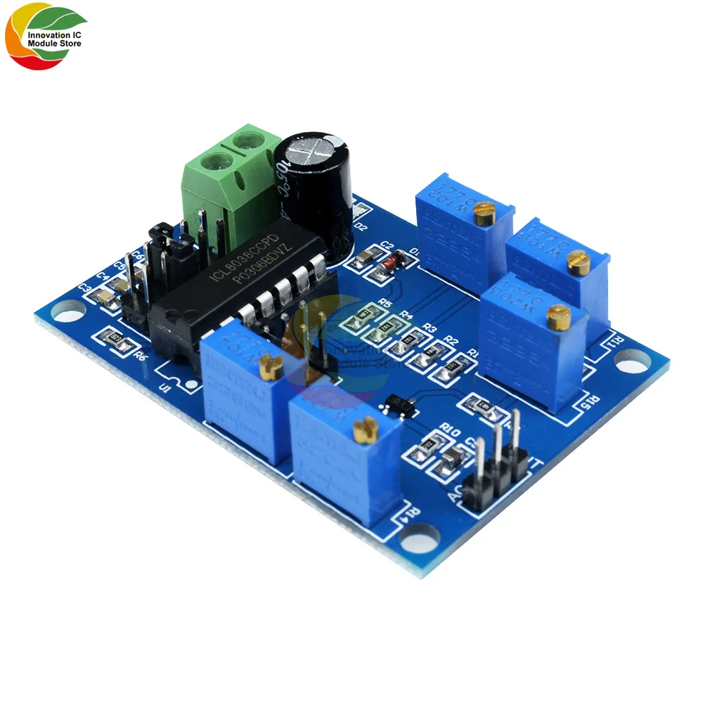 ICL8038 Low Medium Frequency Signal Source Waveform Sine Signal Generator Module 10HZ-450KHZ 12V-15V Triangular Square Sine Wave