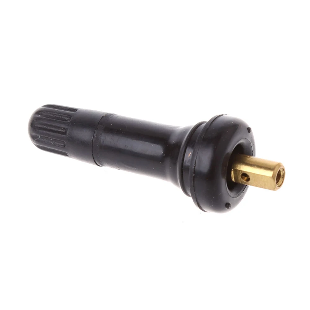 1 piece Tire pressure sensor valve for tubeless disc, TPMS wheel nipple, straight rubber nipple for TPMS