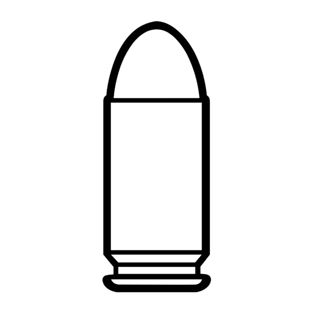 

6.2*15.6CM Interesting Bullet Car Sticker Vinyl Graphic High Quality Decoration