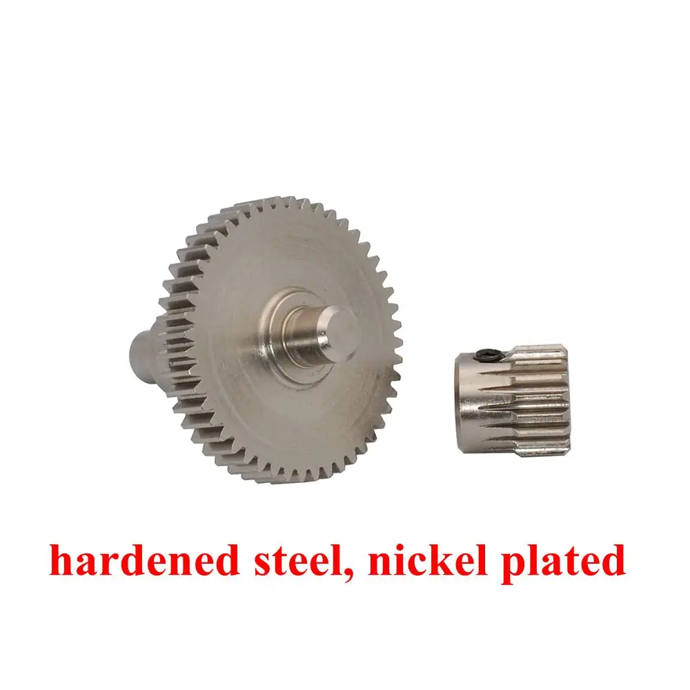 

Nickel Plated Hardened Steel Extruder Gear Set, Mini Motor Pinion Extruder Spur for Original Prusa Mini 3D Printer