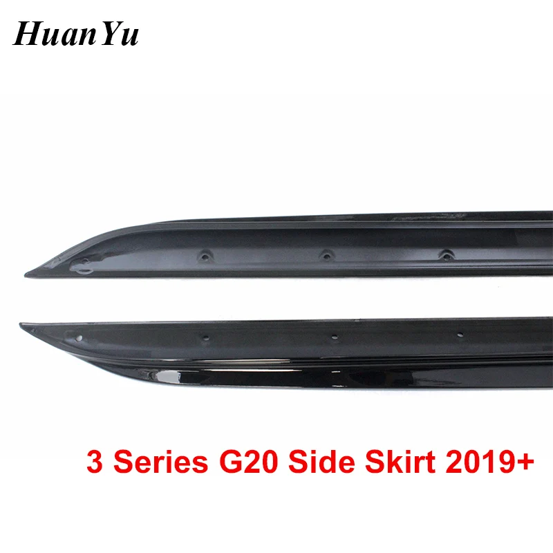 1pair Carbon Fiber G20 Side Skirt for BMW 3 Series G20 G21 Side Bumper Extensions M Sport 320d 330i 340i 2019 2020+