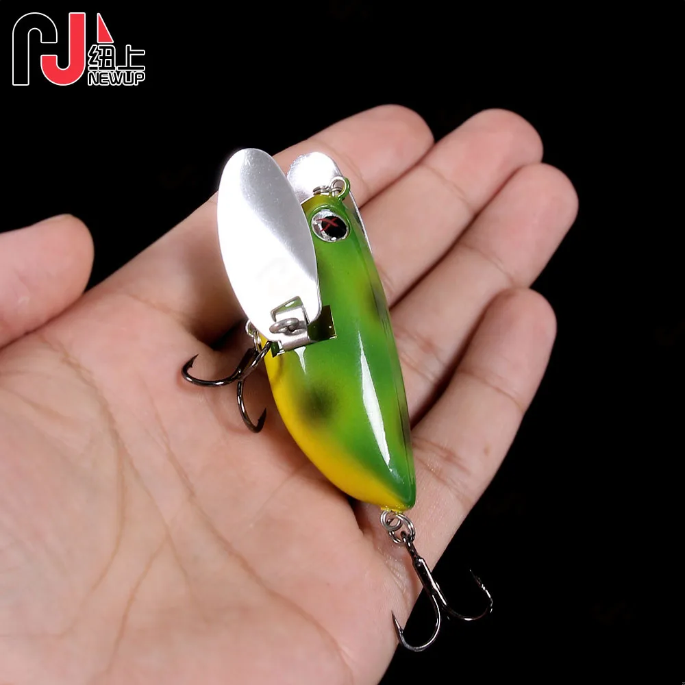 1Pcs Fishing Lures  12.5g 6cm Floating Cicada Bass Crankbaits Wobblers artificial Bait Popper Lure Insect Hard Bait