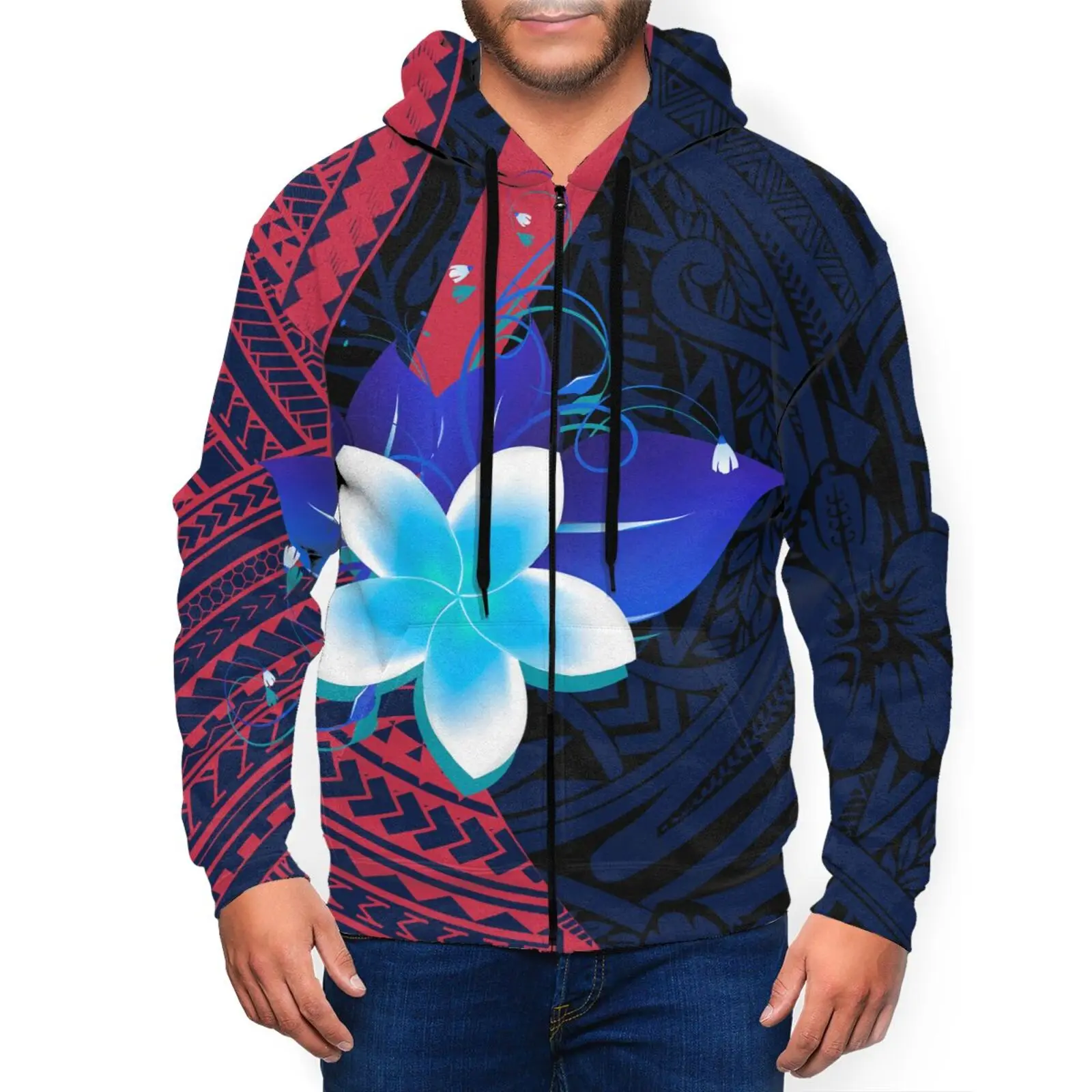 Polynesian Samoan Puletasi Spring Autumn 3D Pullover Hoodies Men Clothing Hooded Sweatsuits Factory Outlet Support Your Design