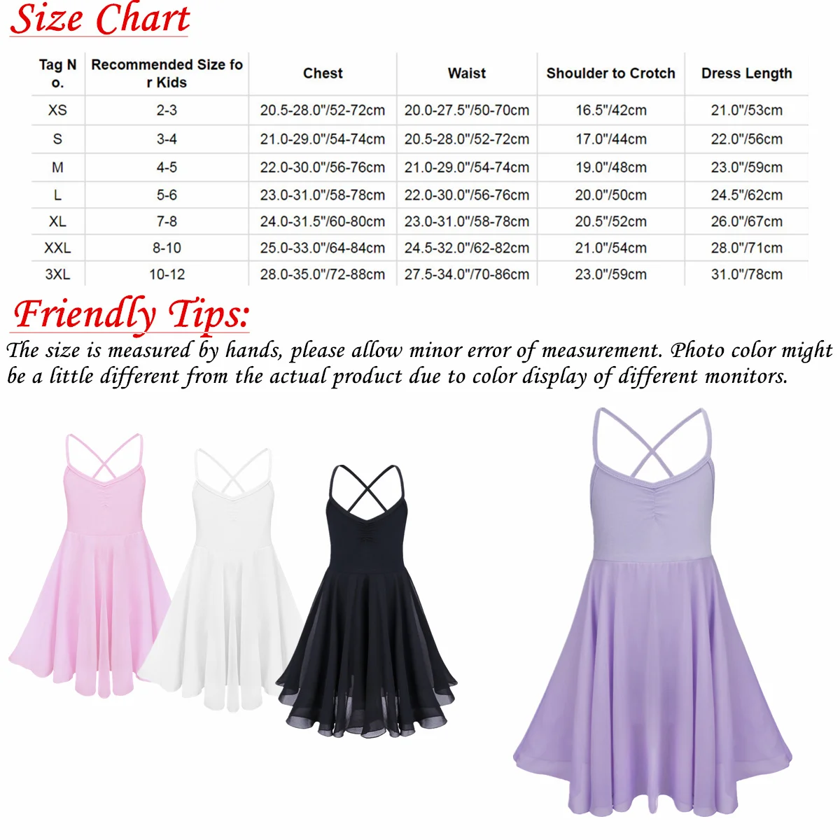 Ragazze Chiffon Balletto Body Vestito Ballerina Dancer Dress Bambini Costume di Danza Liriche Vestito Body Ginnastica Balletto Dancewear