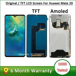 Original / TFT LCD Screen For Huawei Mate 20 LCDs Replacement For Mate 20 LCD Display Touch Screen Digitizer Assembly No Frame