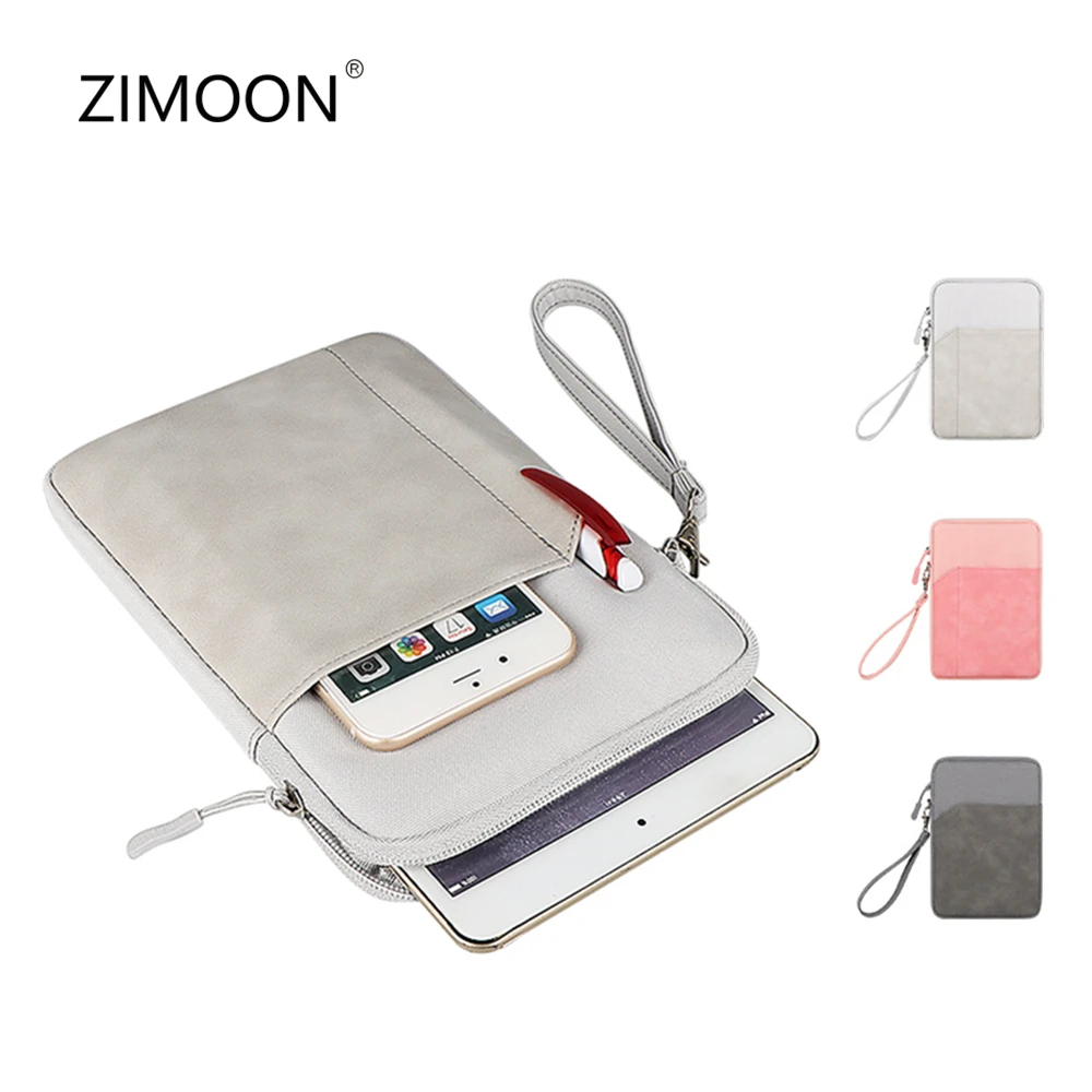 Tablet Sleeve Bag with Hand Strap for iPad Double Layer 8/10/11 inch Tablet Protective Case Tablet Liner Bag Pocket