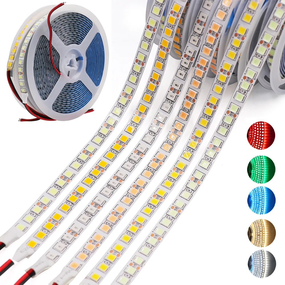 DC 12V LED Strip 2835 5054 LED Light Strip Waterproof Flexible Tape LED Light Lamp For Indoor Decoration 5m