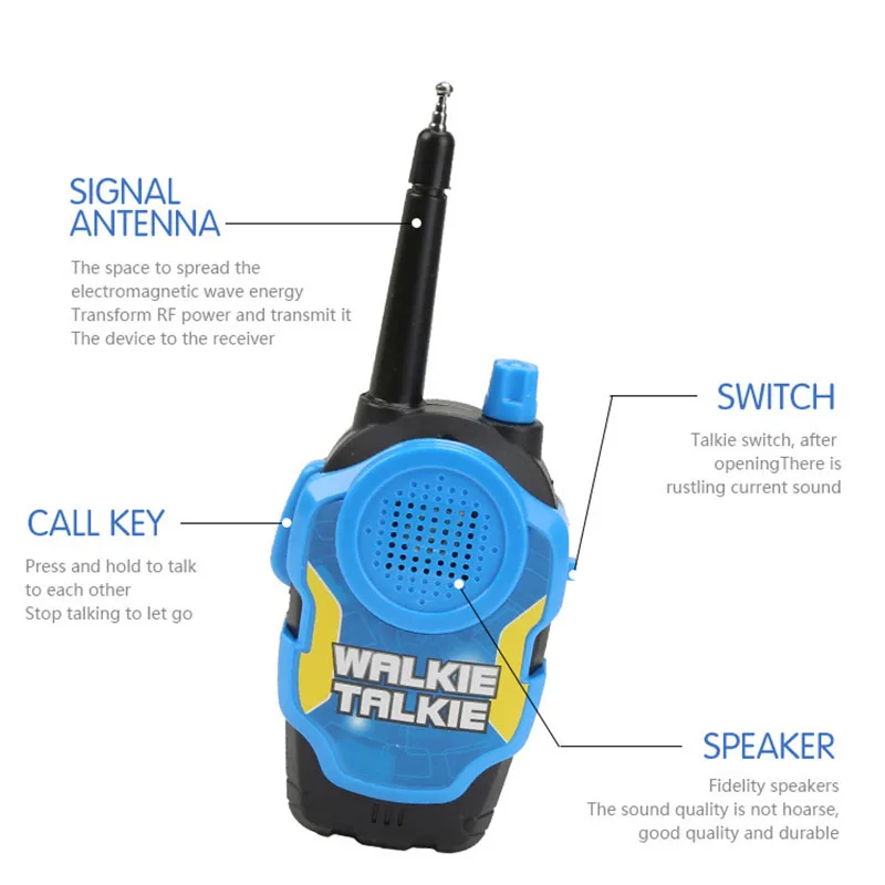 2Pcs/Set Child Toys Walkie Talkies Parenting Game Mobile Phone Telephone Talking Toys For Kids Gift Outdoor Game Toy