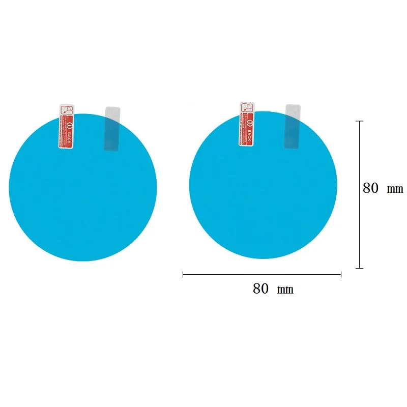 Espejo retrovisor de coche, pegatina protectora a prueba de lluvia, antimembrana, accesorios de protección, 2 piezas