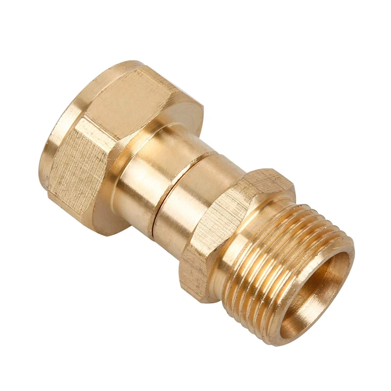 

Pressure Washer Swivel Joint, Kink Free Gun To Hose Fitting, Anti Twist Metric M22 14Mm Connection, 3000 Psi