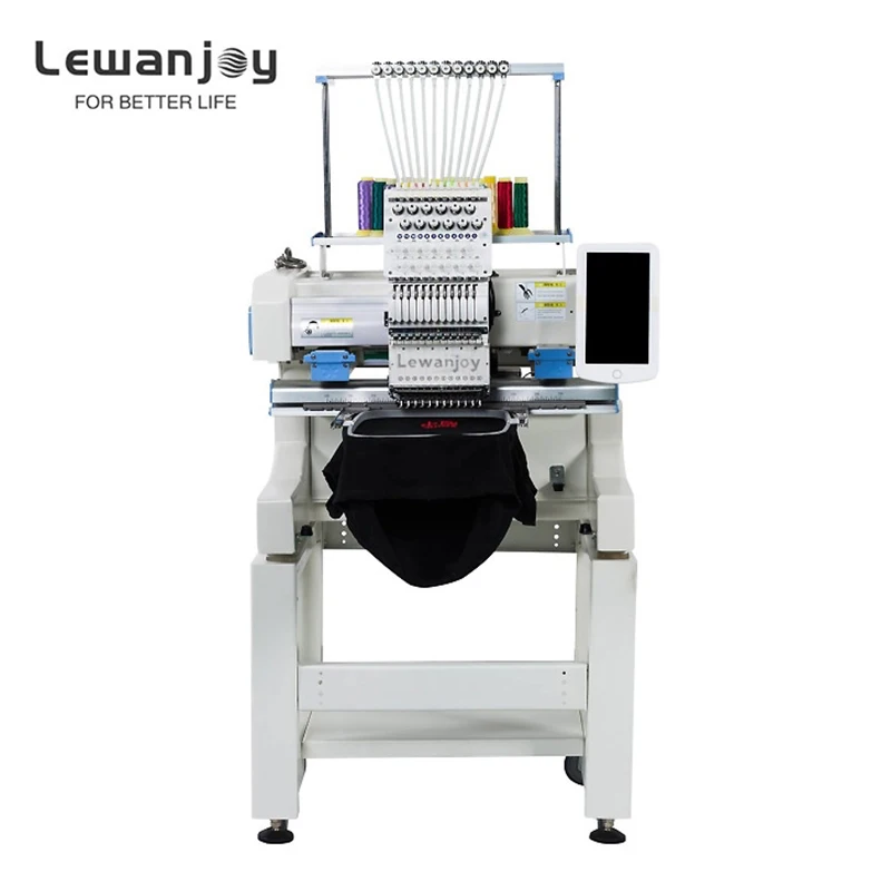 Lewanjoy Customized Embroidery Machine Factory Price Single Head 9 Needles Computerized Embroidery Machine Multi-domain Use