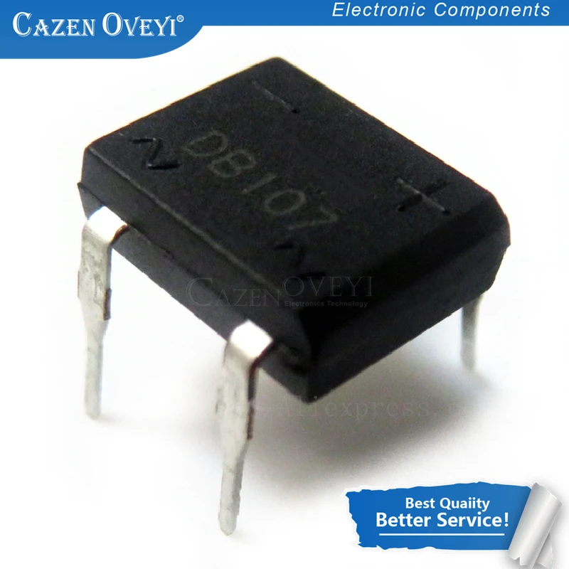 20pcs/lot DB107S DB107G DB107 DIP-4 Bridge Rectifiers 1A 1000V new original In Stock