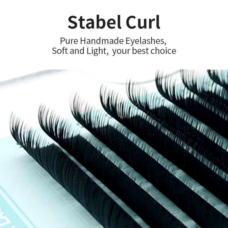 NATUHANA Mink Lashes Korea PBT Ellipse Flat Eyelash Extension Split Tips Cilio Softer False Eyelashes Matte Double Tips Makeup