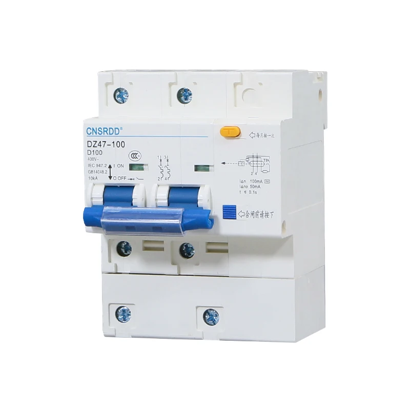Residual current circuit breaker Main switch with surge protector RCBO MCB with Lightning protection SPD