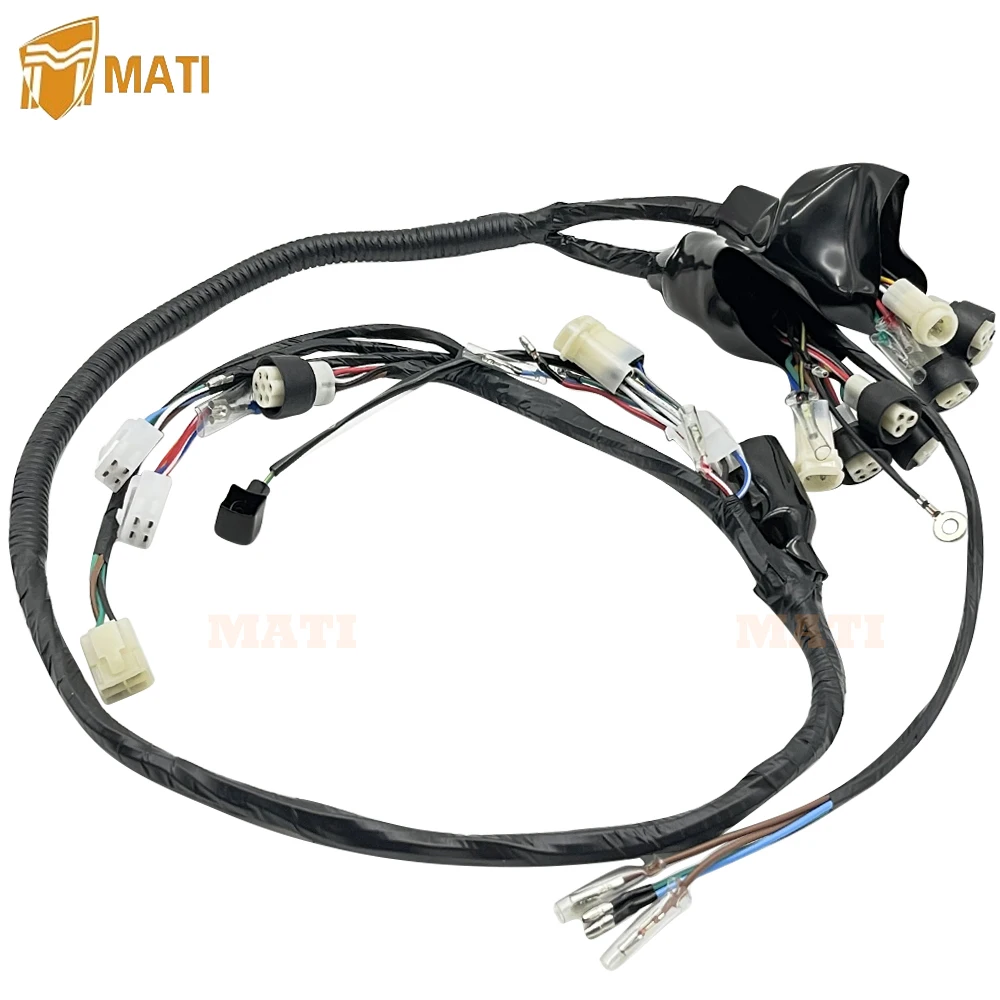 Wire Wiring Harness Main Electrical Harness for Yamaha Warrior 350 YFM350 YFM350X 1987 Moto-4 250 YFM250 1989 1UY-82590-00-00