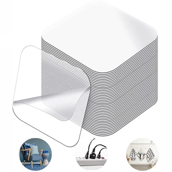 Nicht abfärbender Aufkleber für Fotowände, doppelseitig, hängend, festes Klebeband, klebrig, wasserfest, Klebeband-Organizer, keine Spuren