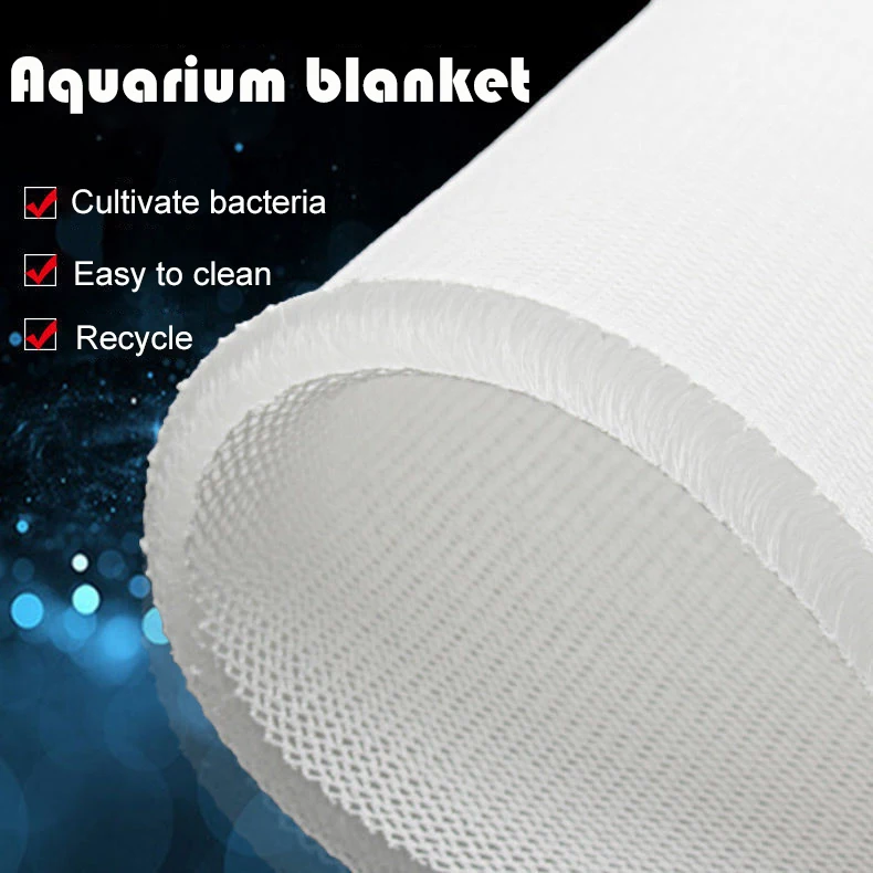 Aquarium Filter Fish Tank Nanofiber Ecological Blanket Biochemical Cotton Biochemical Blanket Anti-blocking Filter