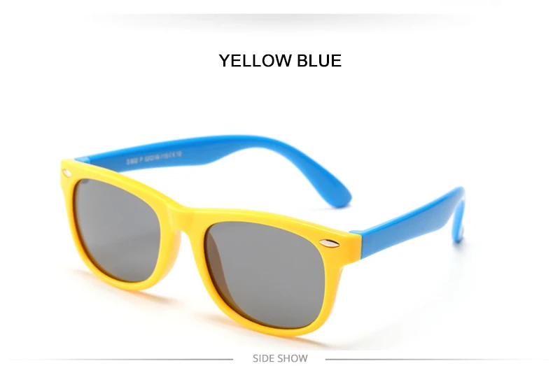 Fashoin Kinder Polarisierte Sonnenbrille Jungen Mädchen Vintage Silikon Kinder Sonnenbrille Stilvolle Safty TR90 Brillen Baby UV400 – Detail 19