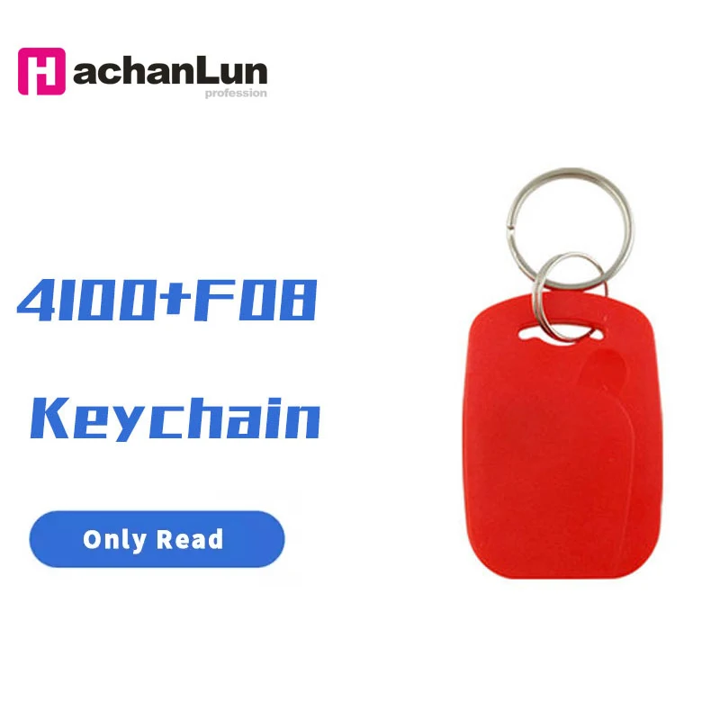 

10/20/50PCS 4100 + F08 RFID Tag Smart NFC Dual Chip IC+ID Composite Keychain 125KHZ 13.56MHZ EM4100 TK4100 + S50 Fudan Keychain