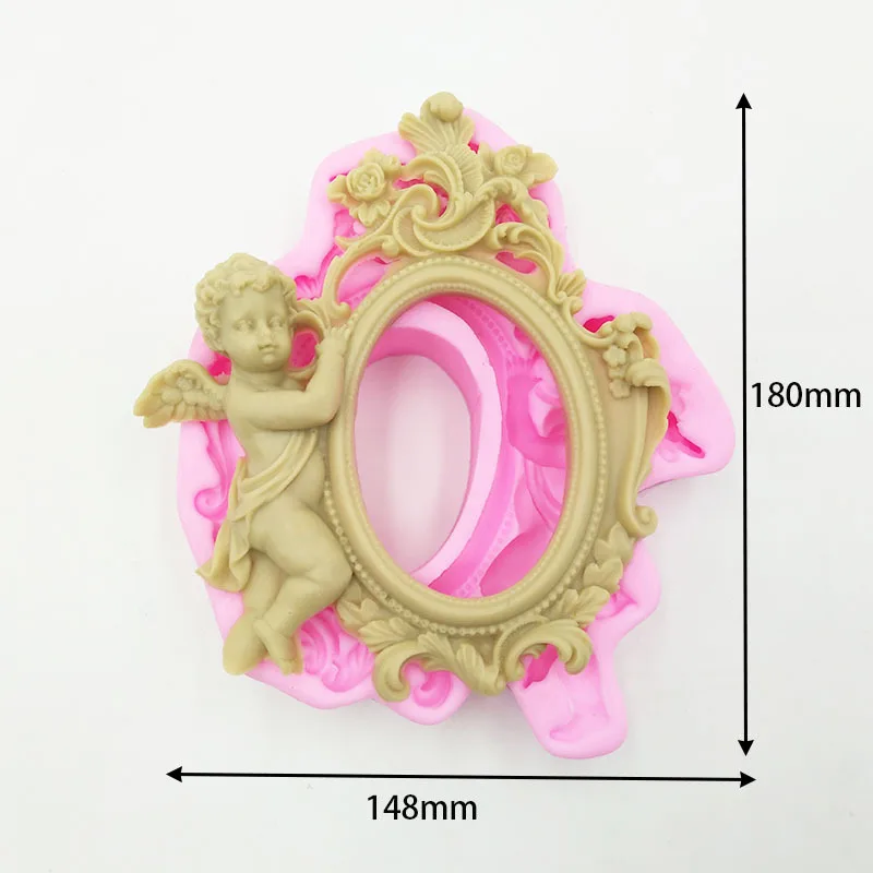 

Luyou 1pc angel Silicone Mold Fondant Mould Cake Decorating Tools Cake Gumpaste Molds, Kitchen Accessories FM1932