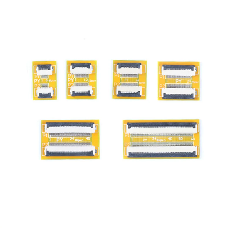 FPC FFC Cabo Plano Flexível Placa de Extensão 4 8 10 14 20 30 40 45 50 54 60PIN AWM 20624 20706 20861 105C 60V VW-1 Conector