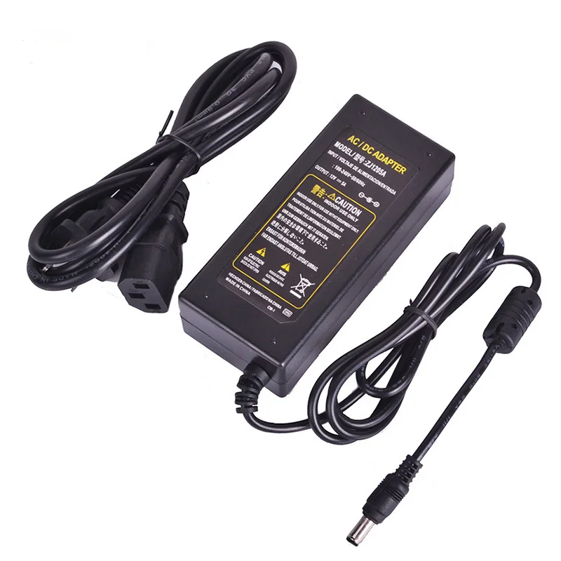 12 Volt Power Supply Unit 12V Power Adapter US EU Plug Adapter 1A 2A 3A 5A 6A 8A 10A Transformer AC 220V To DC 12V For LED Strip