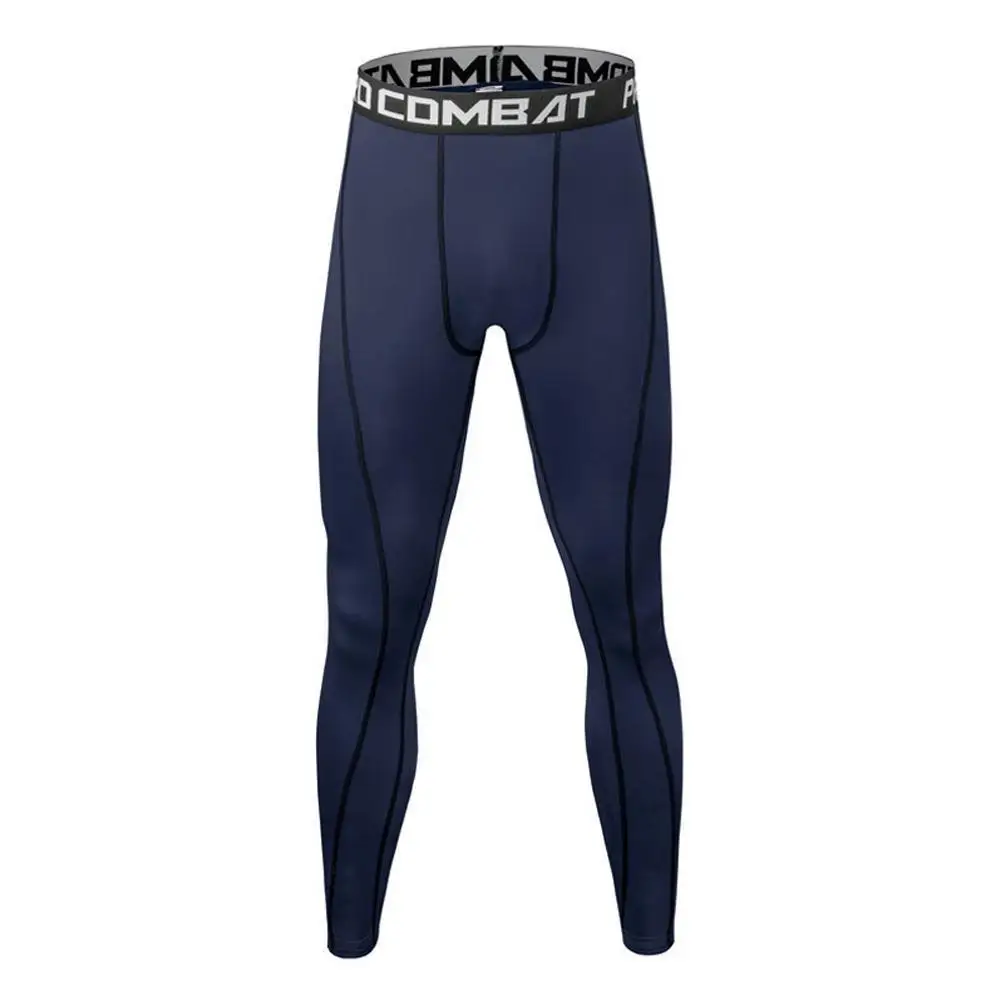 Homens compressão leggings apertados correndo esportes masculino fitness jogging calças de secagem rápida treino treinamento yoga bottoms