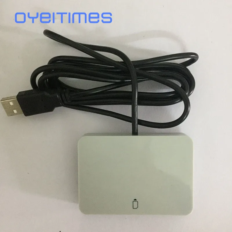 OYEITIMES MCR3512  2 in 1 Card Reader USB 2.0 ID-1/2FF 12 Mbps Support IC Smart Card Reader 2G/3G/4G SIM Card Reader Writer