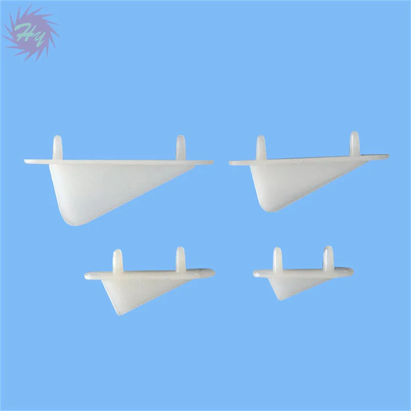 10 Pcs  Nylon Control Horn Wing Tip Protector Protecting Corner For RC Aircraft Model Accessories Replacement Color White