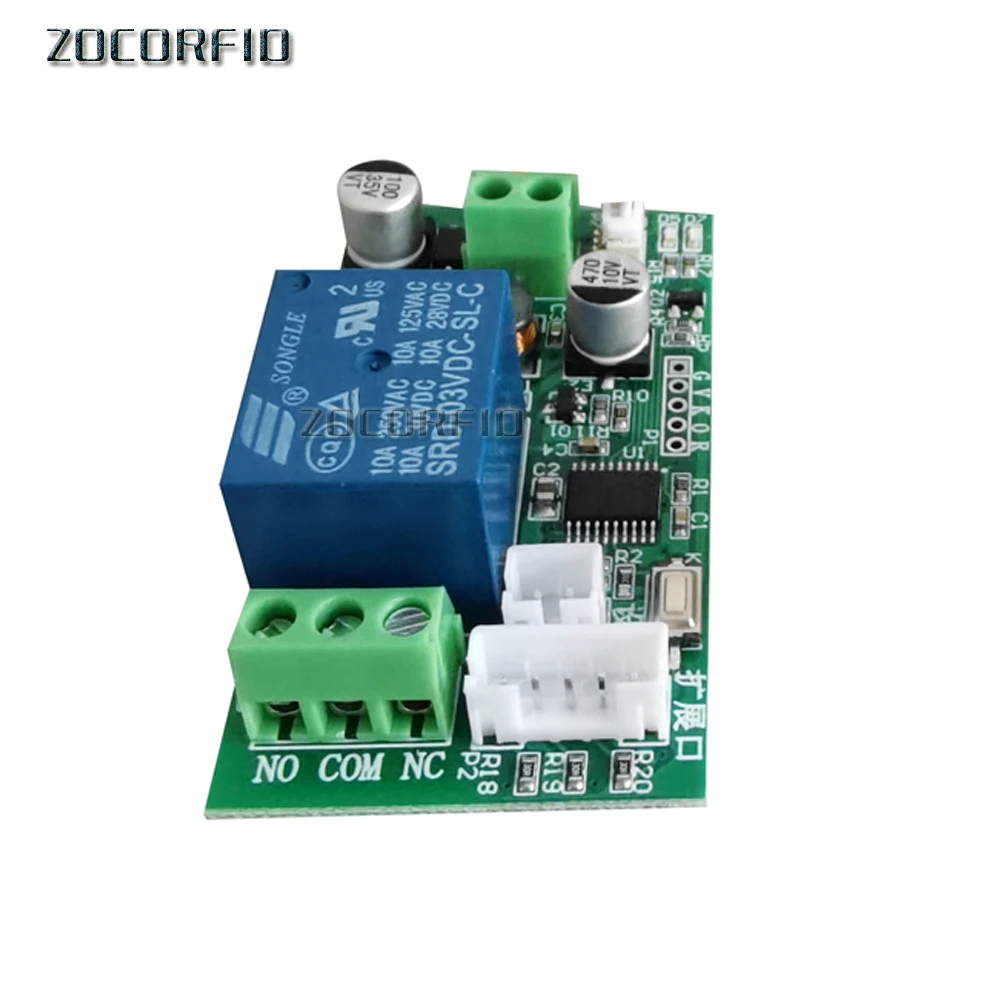 DC12V/24V Low Power Consumption Fingerprint Identification Relay Output For Access Control