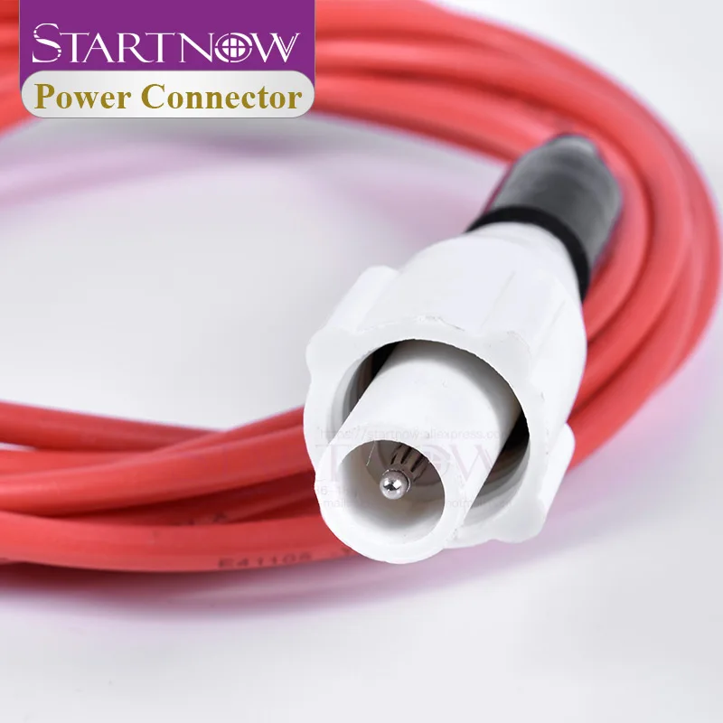 Adaptador de conector de fuente de alimentación láser, enchufe de alto voltaje, Cable eléctrico, PSU, 3M, para máquina de grabado y corte de CO2