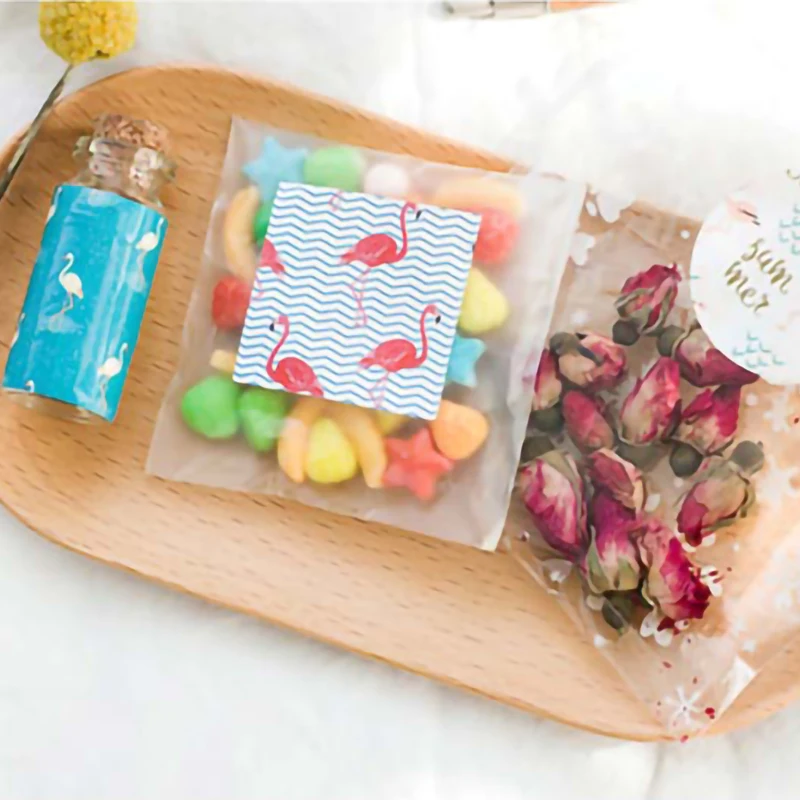 45 sztuk/zestaw Flamingo papierowa naklejka dla majsterkowiczów prezent Craft etykieta dekoracje na imprezę urodzinową Cartoon materiały do ​​scrapbookingu dla dzieci