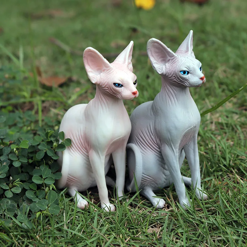 Oenux dzikie zwierzęta wilk żaba wąż Phoenix Model figurka owady Sphynx pies elfy figurki kolekcja miniatur dzieci zabawki