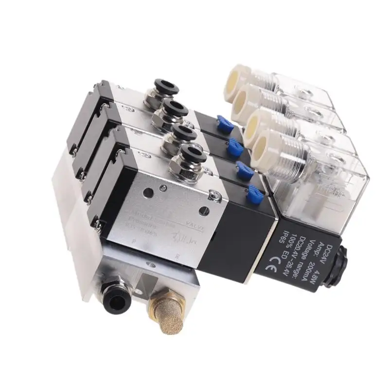 Pneumatic Air Solenoid Valve 2Way 3way 4way 5way Combination 3V210-08 DC12V DC24V AC110V AC220V