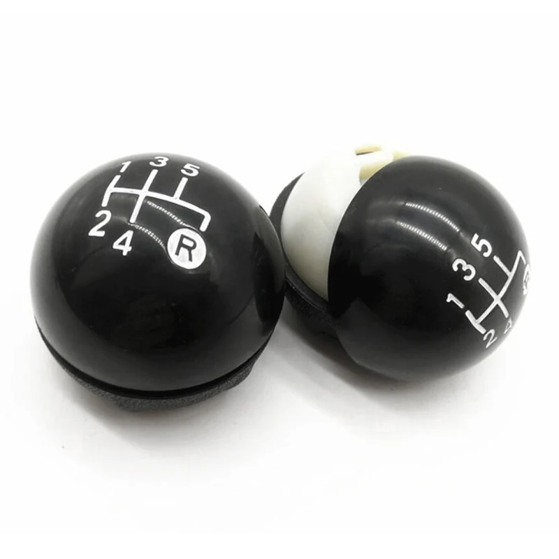 

Black Color 5 Speed Shifter Gear Knob Handball Egg Shape Sport Car Gear Stick Shift Knob For FI-AT 500C Car Accessories