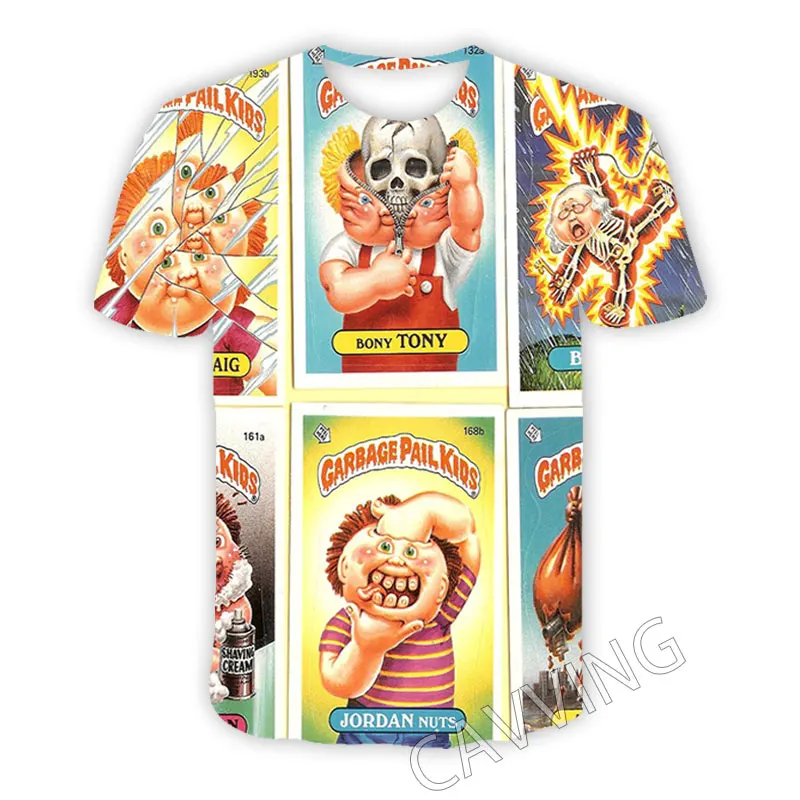 CAVVING 3D Printed  Garbage Pail Kids  Casual T-shirts  Hip Hop T Shirts Harajuku Styles Tops Clothing for Men/women  T01