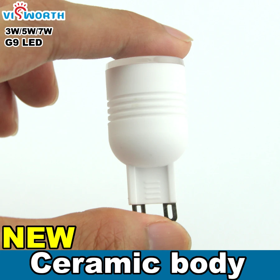 G9 Led Light 3W 5W 7W LED Bulb AC 110V 220V 240V Ceramic Body Led lamp small light Spotlight Warm White Cold White SMD3014 24PCS