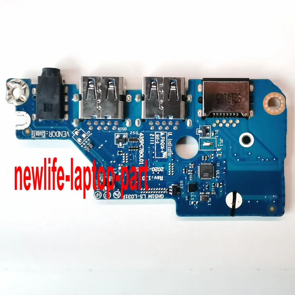 

new original 55.QBAN2.001 for ACER Nitro 5 AN515-45 laptop USB audio wlan IO Board tested fully free shipping