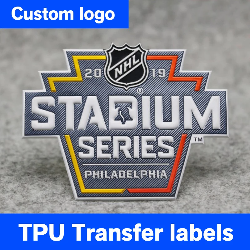 Custom TPU Transfer Tag for Garment, Transfer Stamp, Voltage Patches, Armband Team Logo Badge, High Frequency Tag, TPU