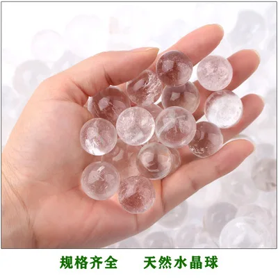 

10pcsNatural white crystal ball seven star array ball ornaments ball for Buddha natural crystal ball manufacturers wholesale