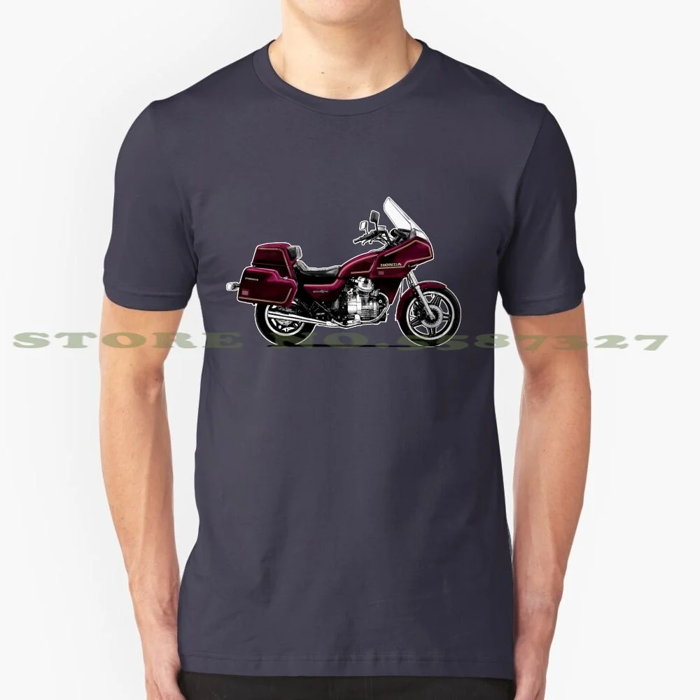 Gl500 Silver Wing 100% Pure Cotton T-Shirt Gl500 Silverwing Cx500 Cimbart Bengalrose Motorcycle Tourer Classic Bike