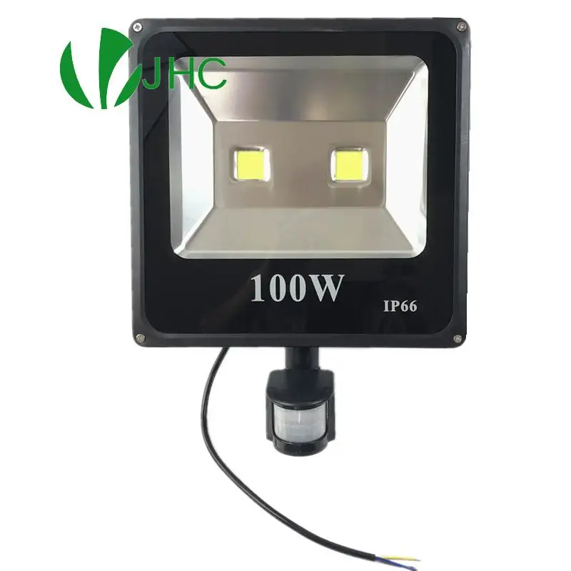 

PIR Led Floodlight 10W 20W 30W 50W 220V Outdoor Spotlight 100W Searchlight With Motion Sensor Professional Lamp Street light