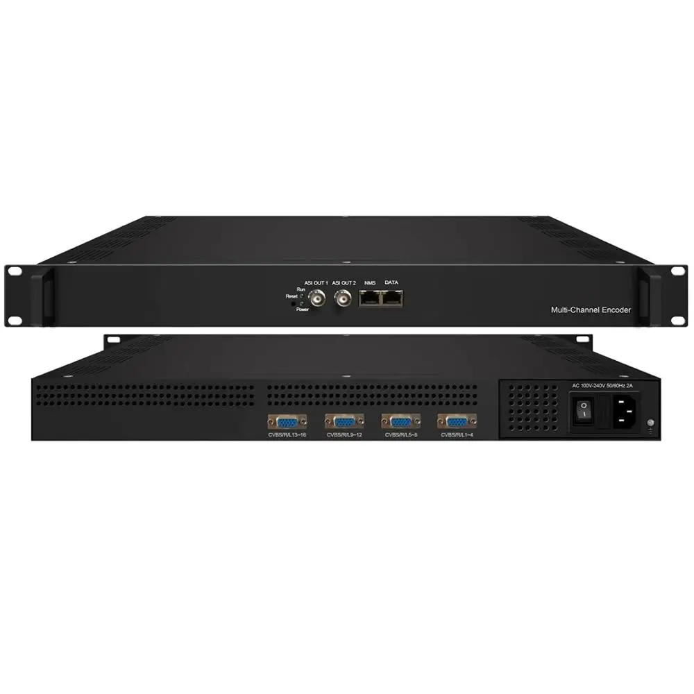 16-channel SD encoder AV to IP, ASI cable TV, IPTV front-end system equipment Hotel IPTV system equipment