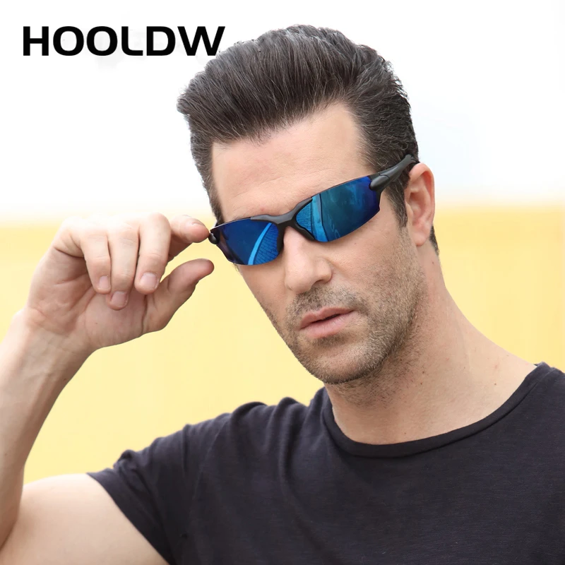 

HOOLDW New Polarized Sunglasses Men Rimless Square Driving Sun Glasses Outdoor Driving Shades Goggle UV400 Eyewear Oculos De Sol