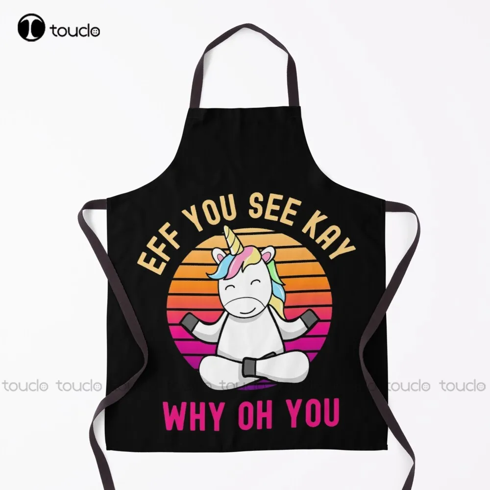 Eff You See Kay Why Oh You Apron Grilling Apron Garden Kitchen Household Cleaning Personalized Custom Apron Unisex Adult