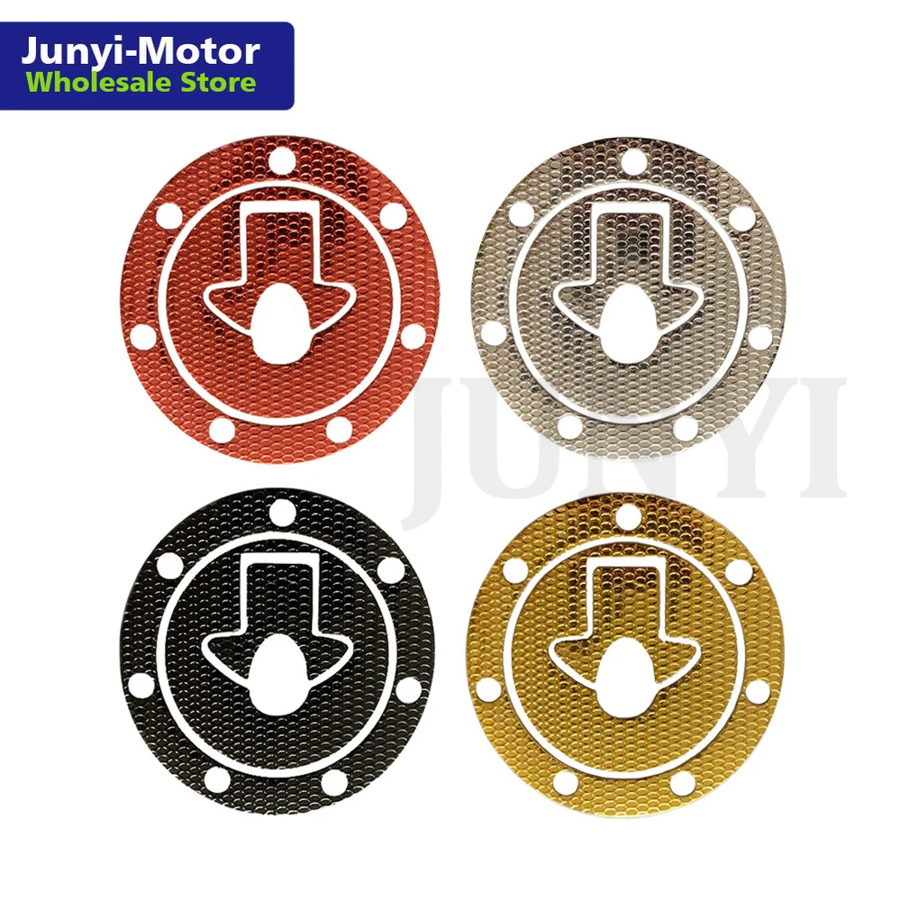 Oil Gas Tank Fuel Cap Cover Pad Sticker For 500/ZX-6R/7R/9R ZX-11 ZX750 Chrome Motorcycle Guard Protector Decal