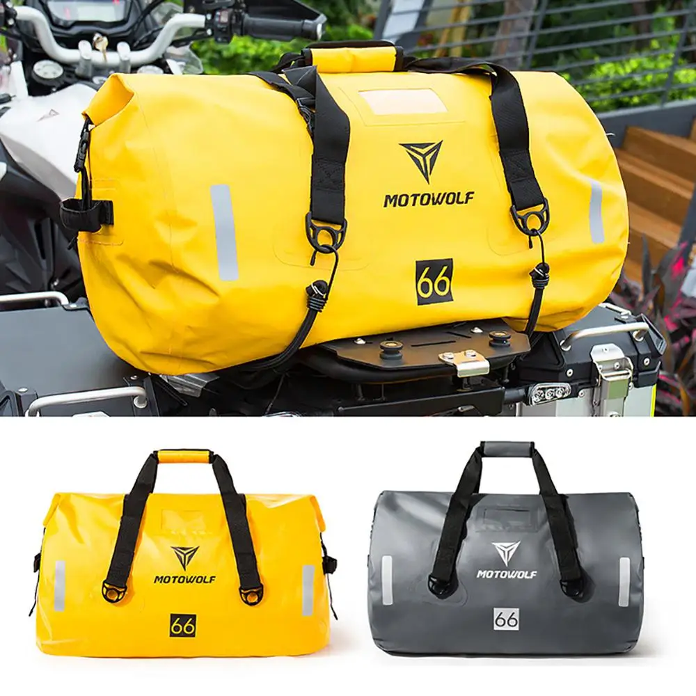 66L Motorcycle Bag Long-distance Cycling Waterproof Storage Pack Outdoor Travel Large Capacity Bags Moto Accessories